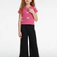Polera Lazos Niña Fucsia - Miniatura 4