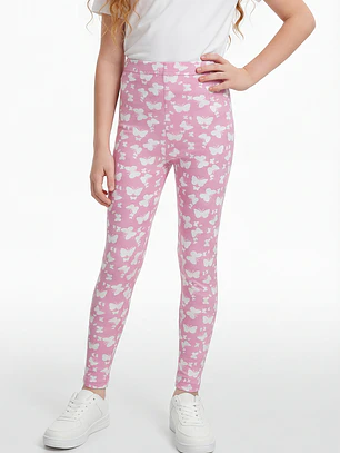 Calza Larga Niña Rosado