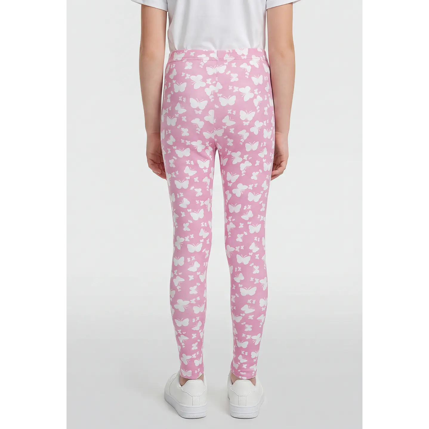 Calza Larga Niña Rosado 2