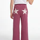 Buzo Parche Wide Leg Niña Rosado - Miniatura 2