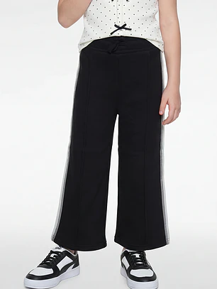 Buzo Estrella Wide Leg Niña Negro