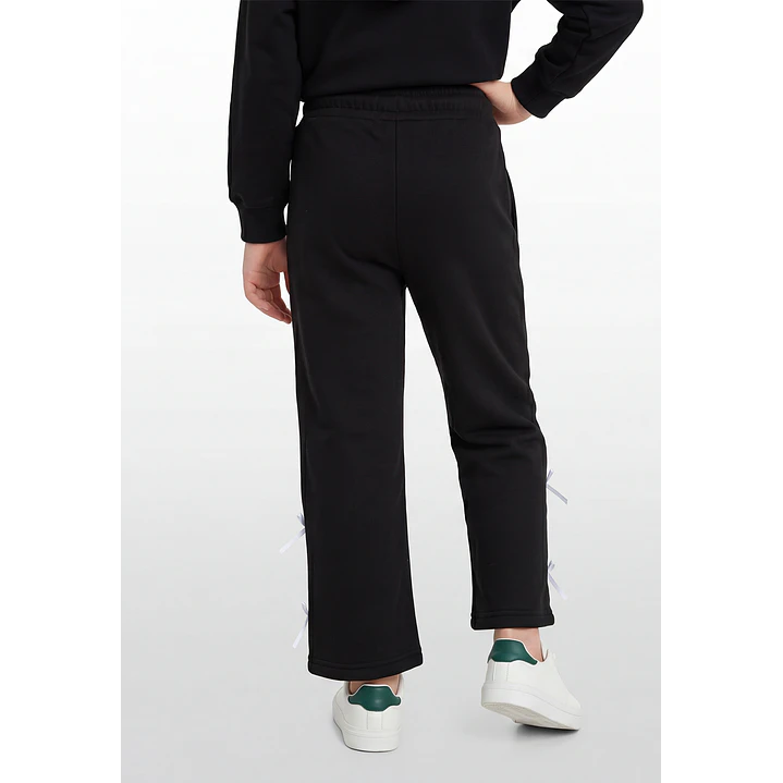 Buzo Lazos Wide Leg Niña Negro 2