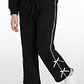 Buzo Lazos Wide Leg Niña Negro - Miniatura 1
