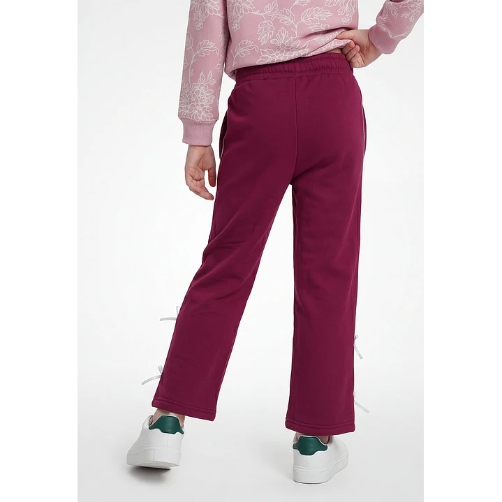 Buzo Lazos Wide Leg Niña Fucsia 2