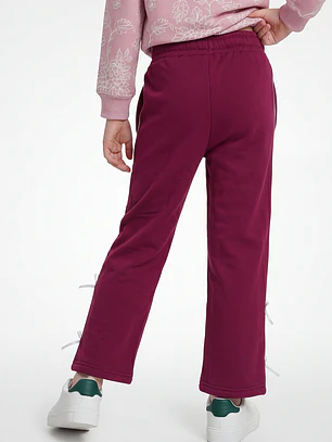 Buzo Lazos Wide Leg Niña Fucsia
