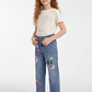Jeans Est Niña Azul - Miniatura 3