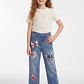 Jeans Est Niña Azul - Miniatura 4