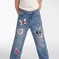 Jeans Est Niña Azul - Miniatura 1