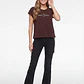 Jeans Cargo Flare Mujer Negro - Miniatura 4