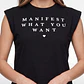Polera Estampado Mujer Negro - Miniatura 2