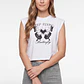 Polera Estampado Mujer Blanco - Miniatura 1