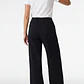 Buzo Recto Wide Leg Mujer Negro - Miniatura 2