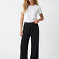 Buzo Recto Wide Leg Mujer Negro - Miniatura 4
