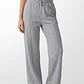 Buzo Recto Wide Leg Mujer Gris - Miniatura 1