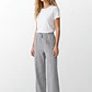 Buzo Recto Wide Leg Mujer Gris - Miniatura 4