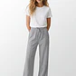 Buzo Recto Wide Leg Mujer Gris - Miniatura 3