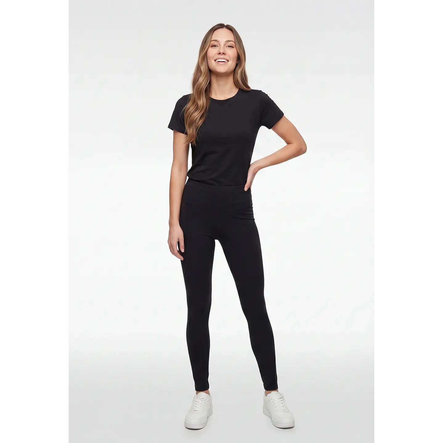 Calza Active Mujer Negro 4