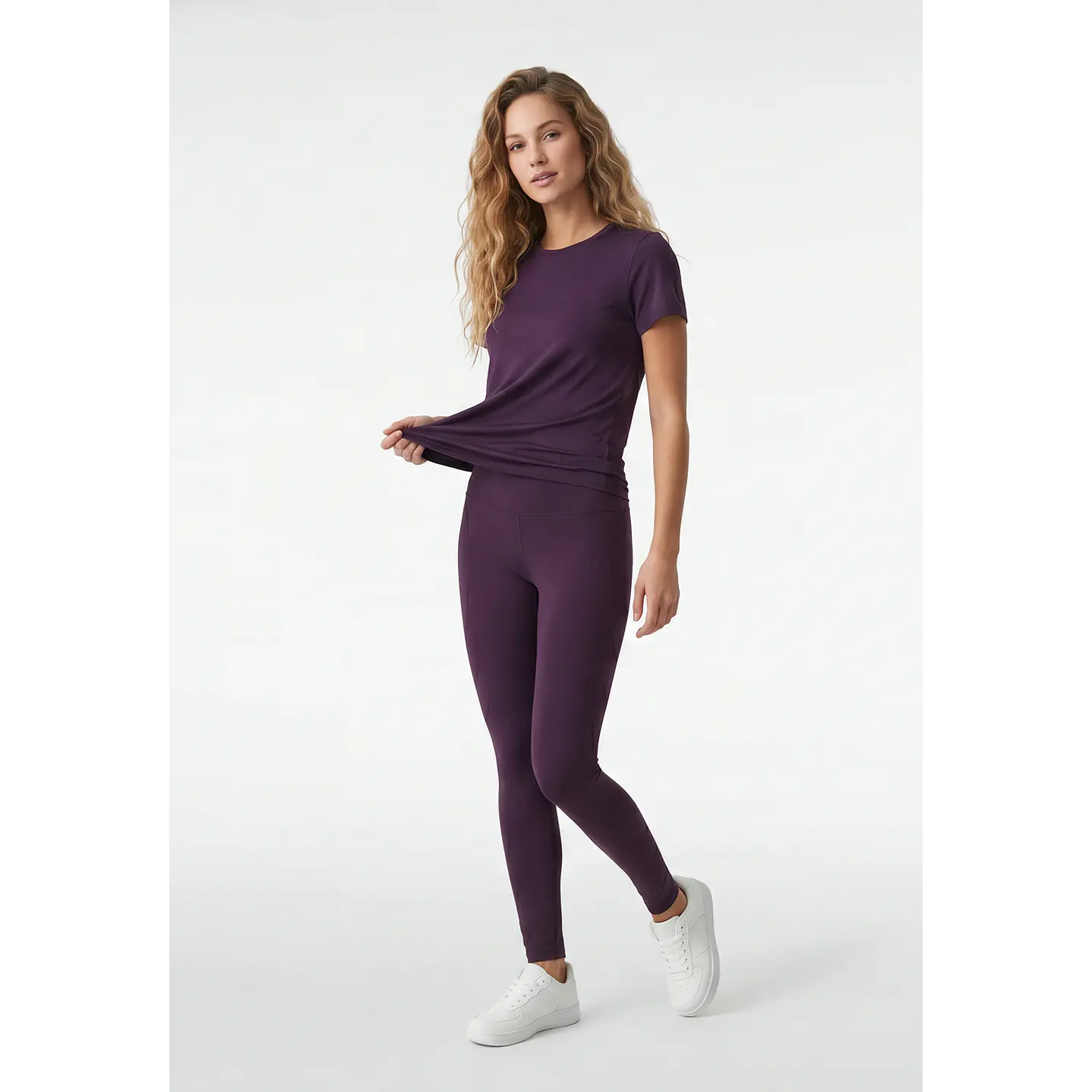 Calza Active Mujer Morado 3