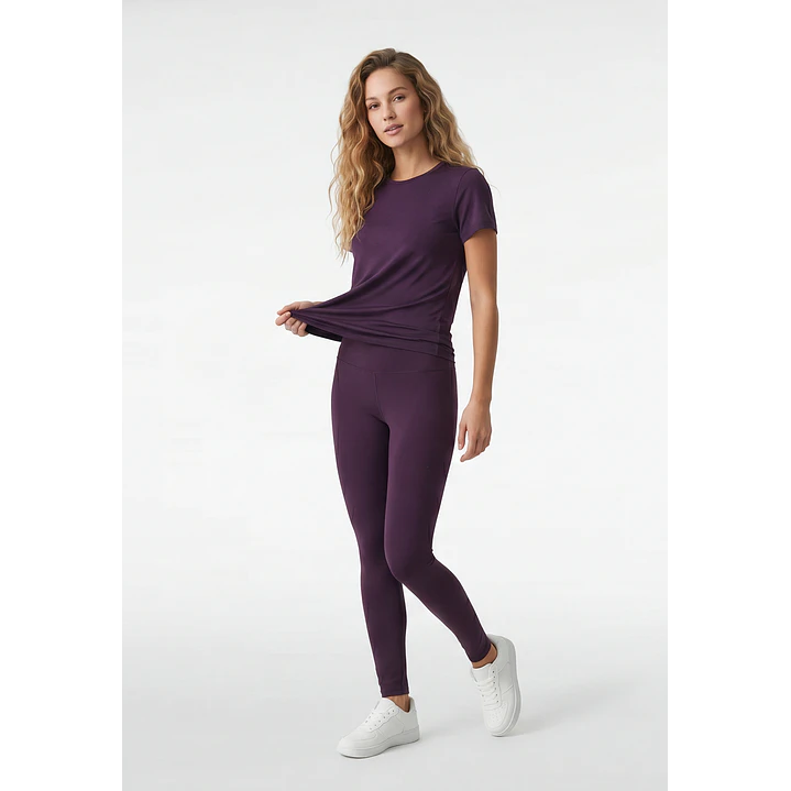 Calza Active Mujer Morado 3