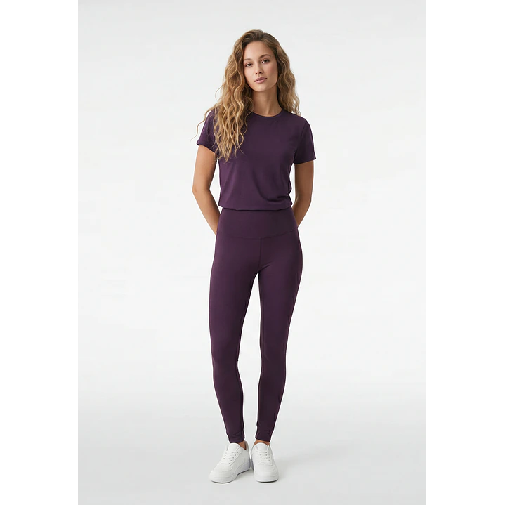 Calza Active Mujer Morado 4