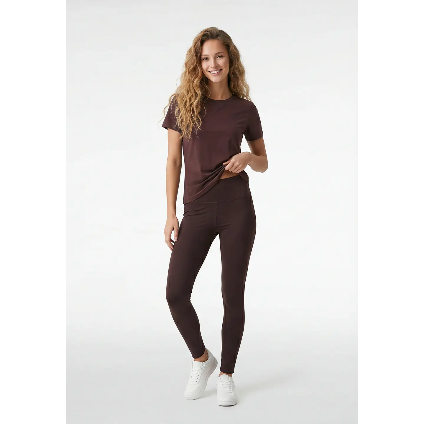 Calza Active Mujer Café 3
