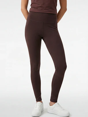 Calza Active Mujer Café