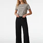 Buzo Soft Wide Leg Mujer Negro - Miniatura 3