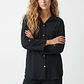 Blusa Rustica Mujer Manga Larga Negro - Miniatura 1