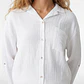 Blusa Rustica Mujer Manga Larga Blanco - Miniatura 2