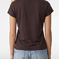 Polera Letras Mujer Café - Miniatura 3