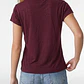 Polera Letras Mujer Burdeo - Miniatura 3