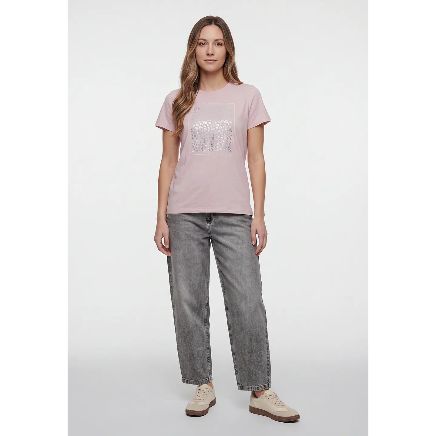 Polera Letras Mujer Rosado 4