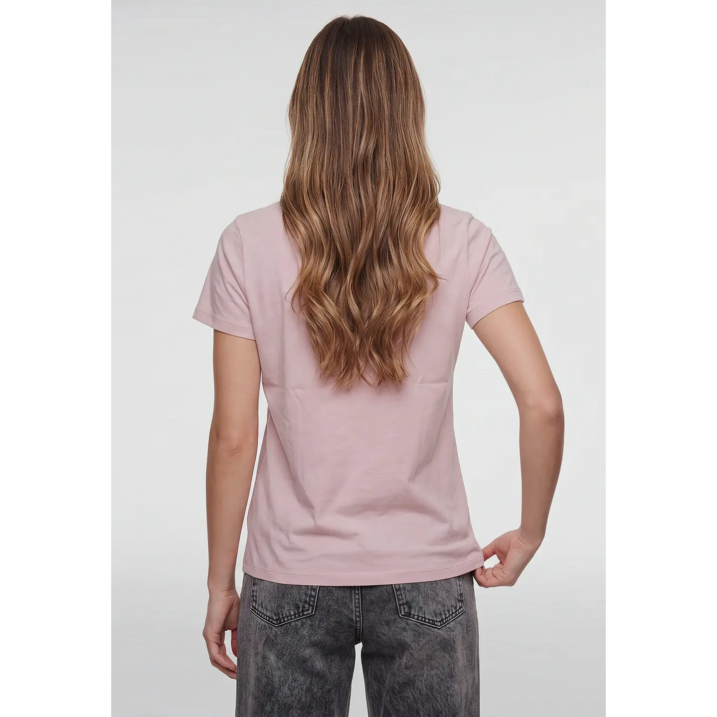 Polera Letras Mujer Rosado 3