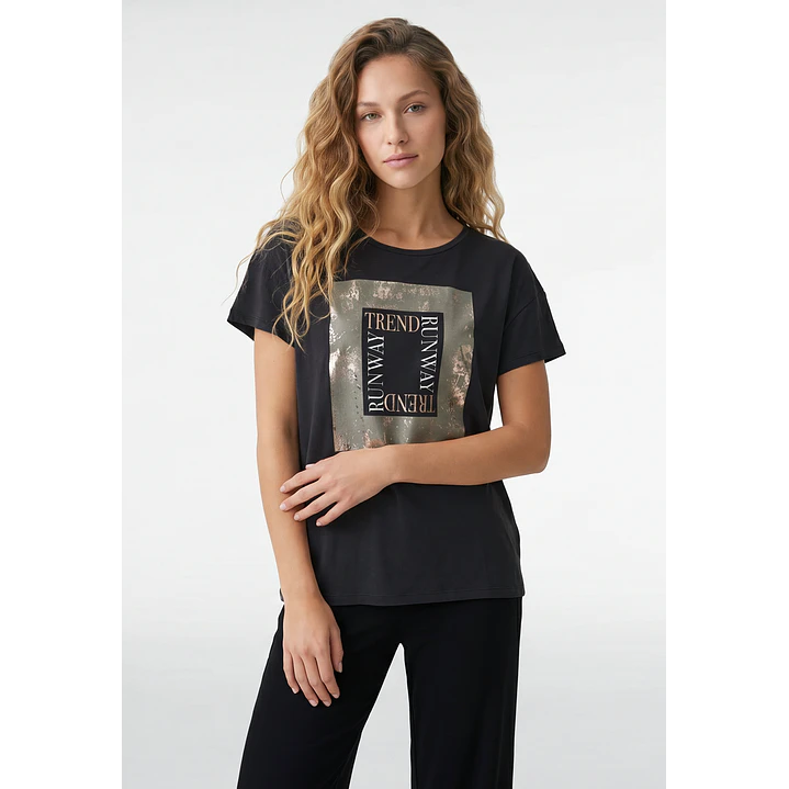 Polera Silver Mujer Gris 1
