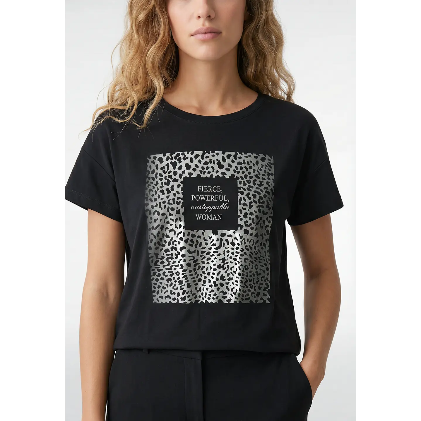 Polera Silver Mujer Negro 2