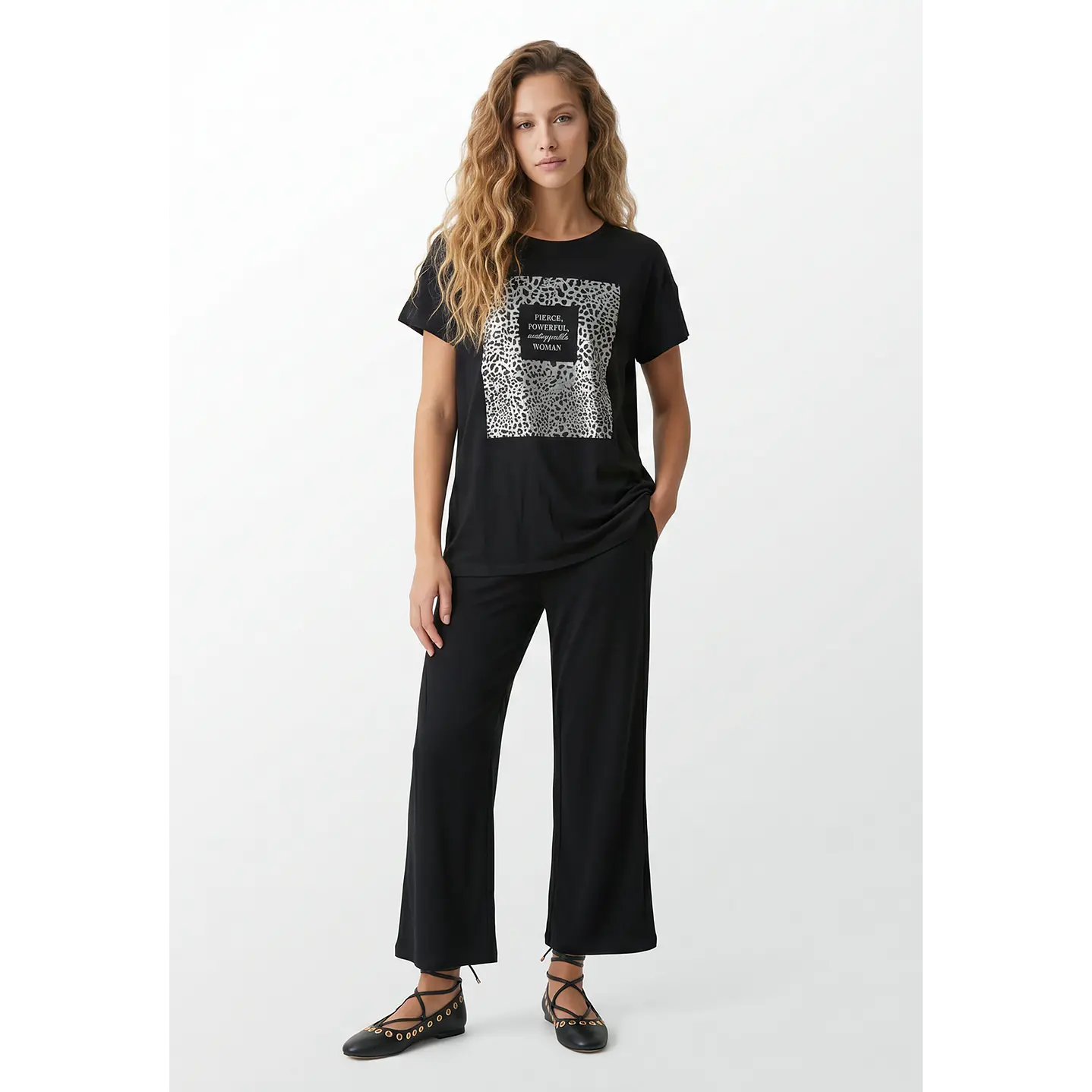 Polera Silver Mujer Negro 4