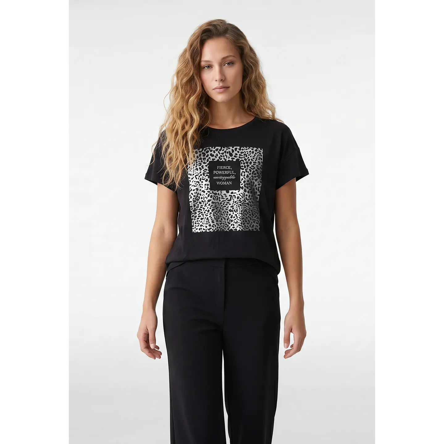 Polera Silver Mujer Negro 1