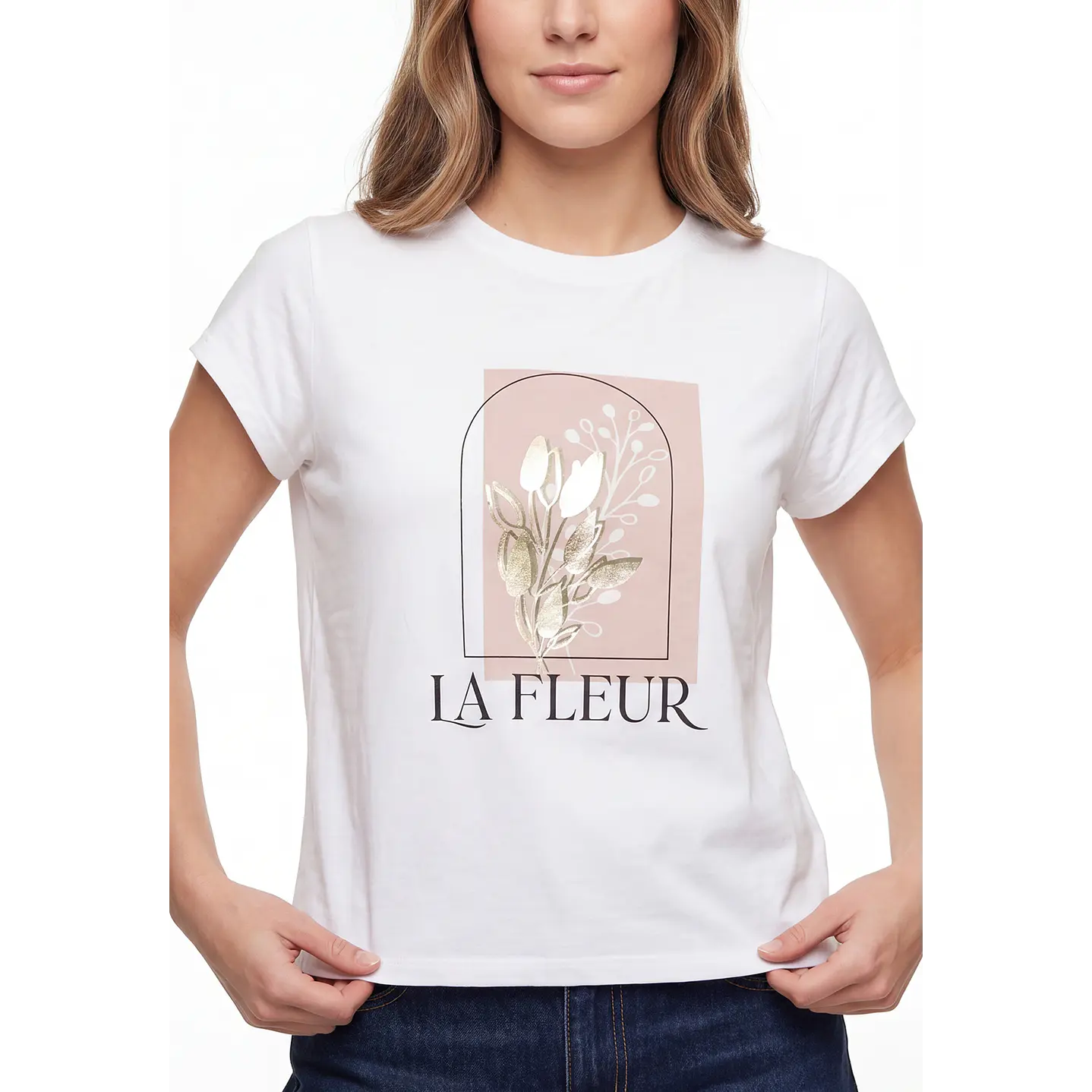 Polera Arte Mujer Blanco 2
