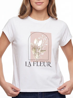 Polera Arte Mujer Blanco