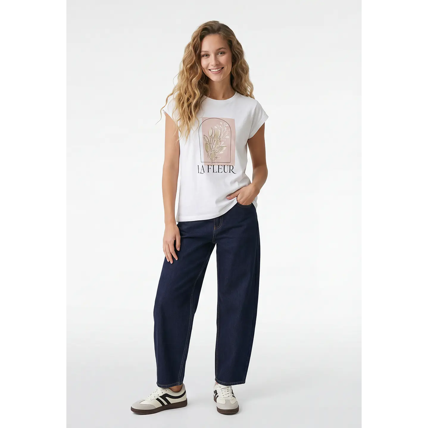 Polera Arte Mujer Blanco 4