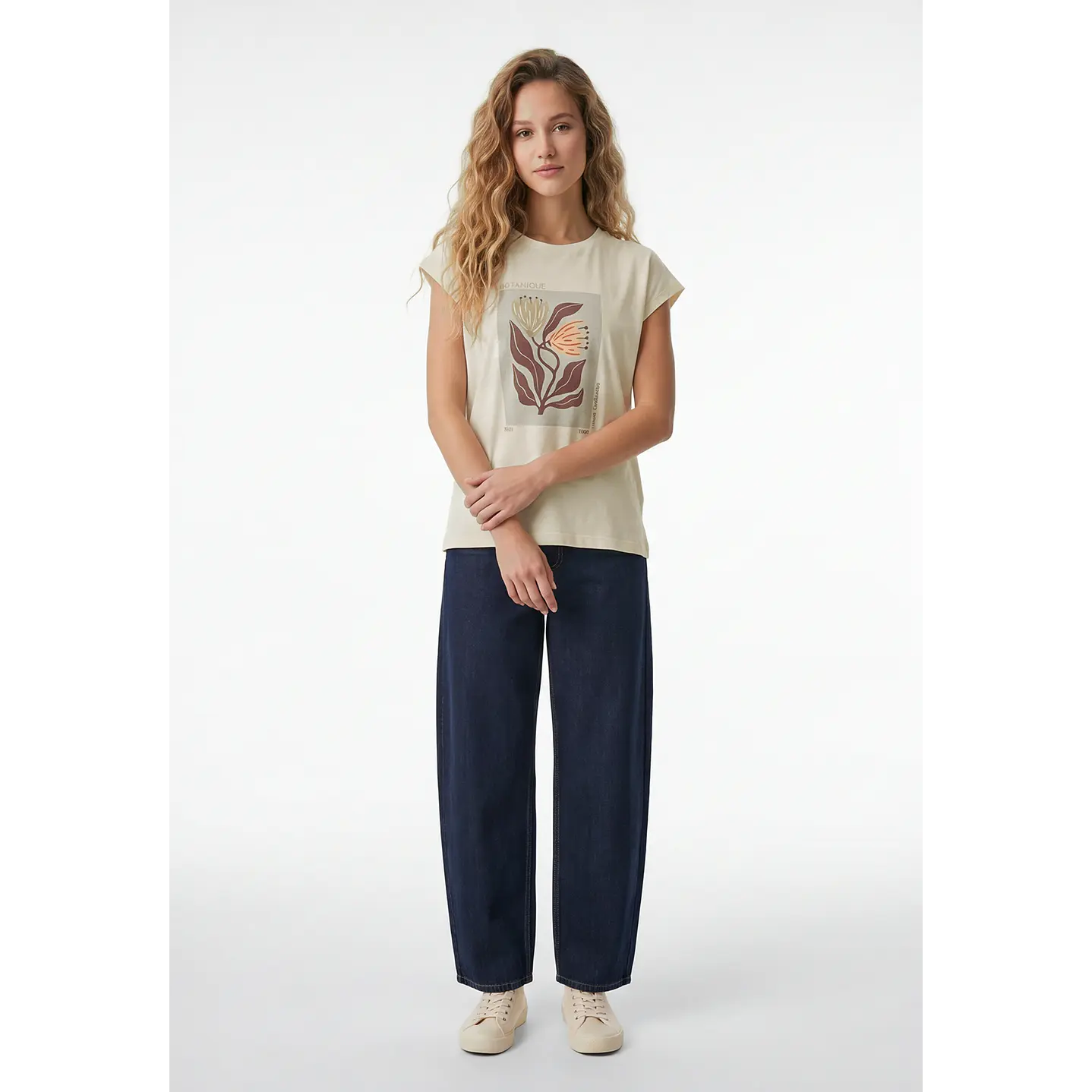 Polera Arte Mujer Beige 4