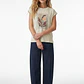 Polera Arte Mujer Beige - Miniatura 4