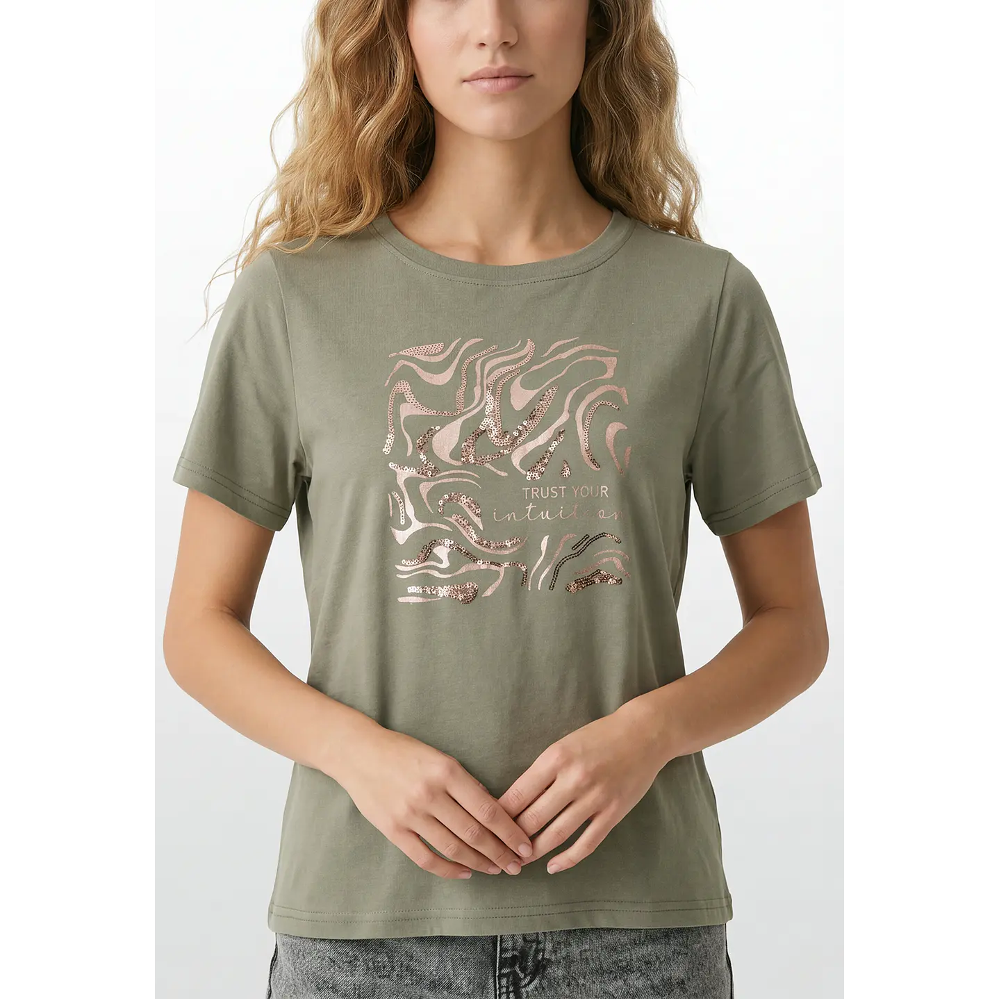 Polera Arte Mujer Verde 2