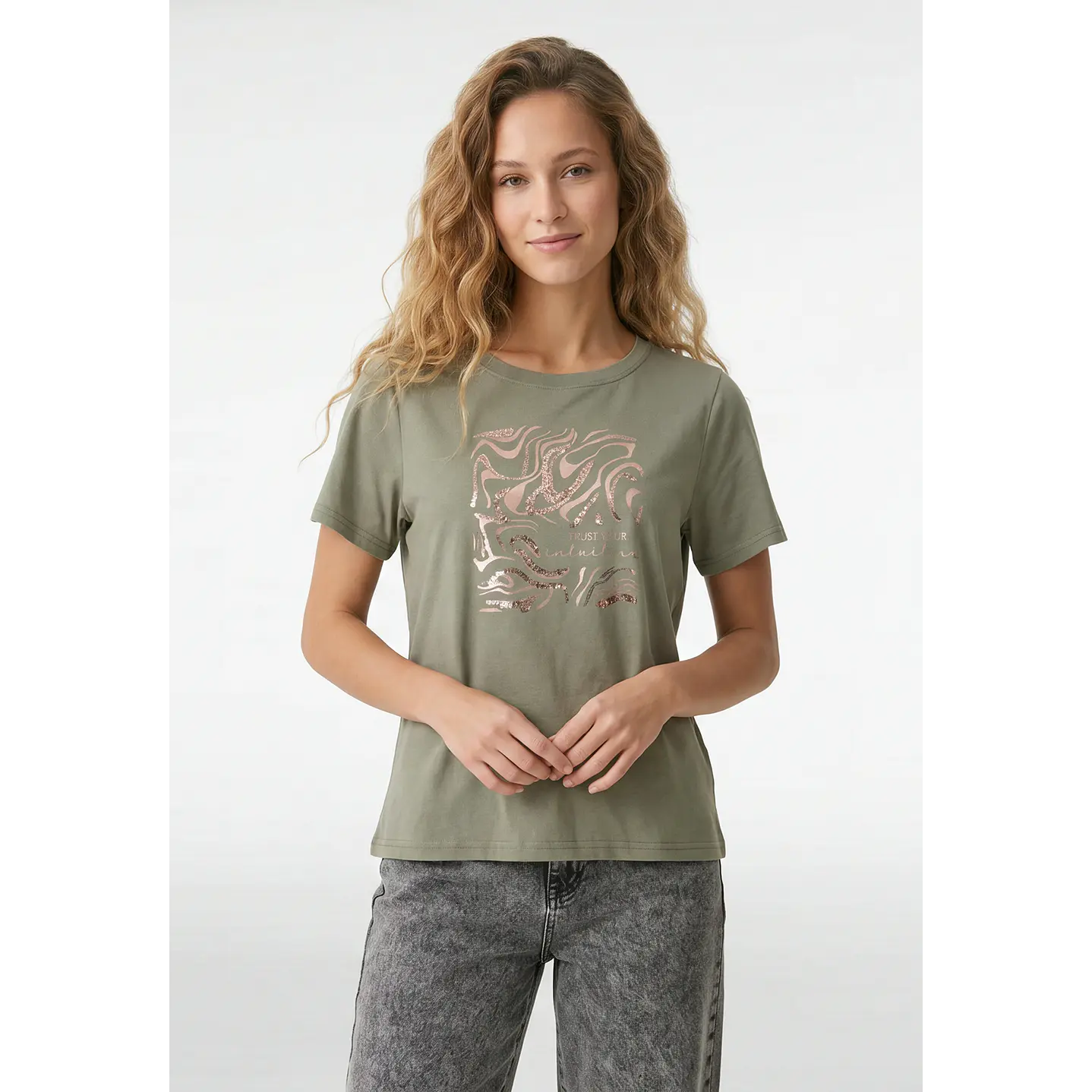 Polera Arte Mujer Verde 1