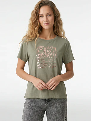 Polera Arte Mujer Verde