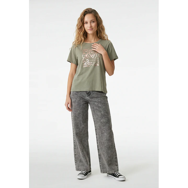 Polera Arte Mujer Verde 4