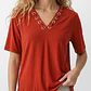 Polera Escote Mujer Café - Miniatura 2