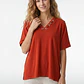 Polera Escote Mujer Café - Miniatura 1