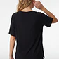 Polera Escote Mujer Negro - Miniatura 3