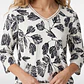Polera Flor Mujer Manga 3/4 Crudo - Miniatura 2